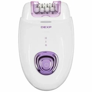 "Белый фиолетовый эпилятор"бренд DEXP, модель LS-7001