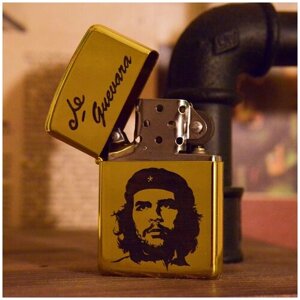 Бензиновая зажигалка в стиле Zippo. Че Гевара и флаг Кубы