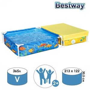 Bestway Бассейн каркасный My First Frame Pool 213 х 122 х 30,5 см, от 2 лет 561CF