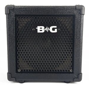 BG MG5 Усилитель гитарный комбо, 5 Вт, 6,5", питание от батареи или аккумулятора, Input, Gain, Bass, Treble, Level, Phones