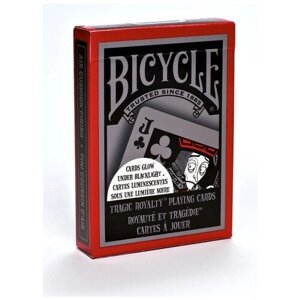 Bicycle игральные карты Tragic Royalty 54 шт. белый/черный/красный