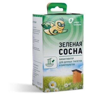 Биоактиватор для дачных туалетов и биотуалетов "Зелёная сосна", 300 г