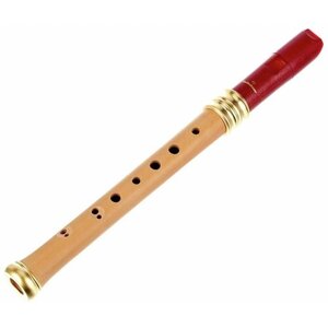 Блок-флейта Mollenhauer 1119R Adris Dream красный пластик/дерево, До-сопрано, барочная система