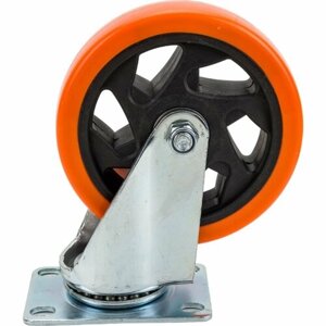 Большегрузное полиуретановое поворотное колесо MFK-TORG PVC Medium