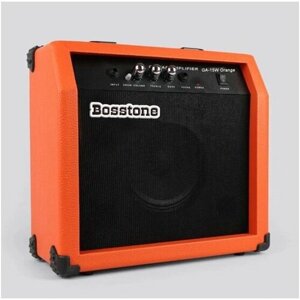 Bosstone GA-15W Orange Гитарный усилитель: Мощность 15 Ватт, Динамик 6.5"Чувствительность: 70 дБ