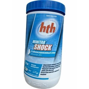 Быстрый хлор Minitab Shock в таблетках HTH (Франция)