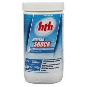 Быстрый стабилиз. хлор в табл. hth MINITAB SHOCK, 1,2 кг