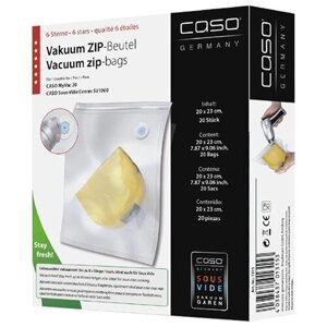Caso пакеты для вакуумного упаковщика, 150 мкм, бесцветный, 20 шт.