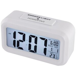 Часы с термометром HOMESTAR HS-0110, белый