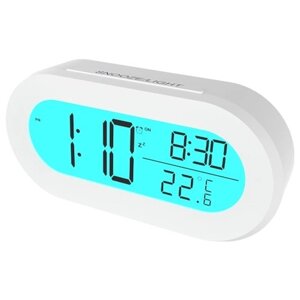 Часы с термометром Ritmix CAT-110, белый