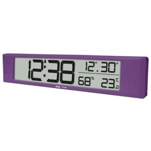 Часы с термометром Uniel UT-44, фиолетовый