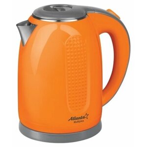 Чайник Atlanta ATH-2427, оранжевый/серый