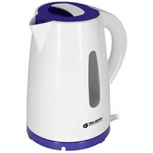 Чайник Gelberk GL-463, белый/фиолетовый