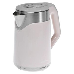 Чайник HOMESTAR HS-1019, розовый/серебристый