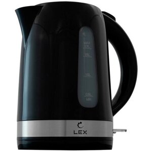 Чайник LEX LX 30028-2 2200Вт 1,7л пластик черный