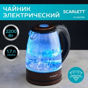 Чайник Scarlett SC-EK27G98/99, шоколад