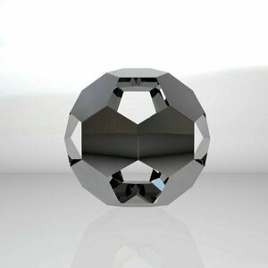 Чертеж полигональной фигуры, Футбольный мяч, геометрический полигональный металлический декор