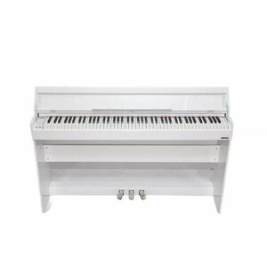 Цифровое пианино Pierre Cesar DP-17-PH-WH, белый + 3х-педальный блок на стойке
