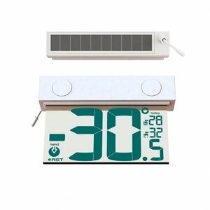 Цифровой электронный термометр уличный на солнечной батарее на липучке, оконный градусник