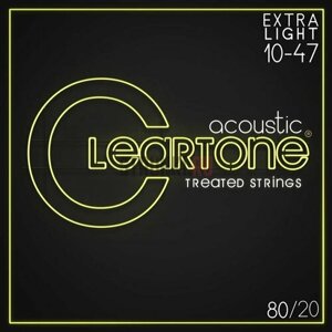 Cleartone 7610 - Комплект струн для акустической гитары, с покрытием, 10-47