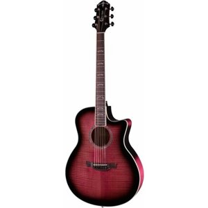 CRAFTER NOBLE TPS Edition электроакустическая гитара, топ и корпус клен, цвет фиолет