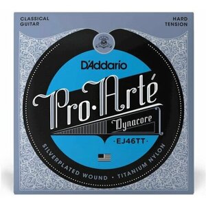 D'Addario EJ46TT струны для классической гитары, тяжелое натяжение