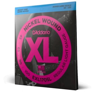 D'Addario EXL170SL Струны для 4-струнной бас-гитары