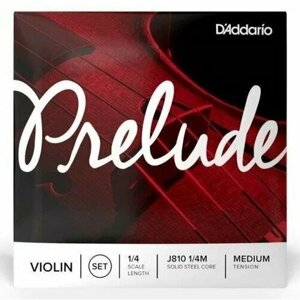 D'ADDARIO J810-1/4M Prelude Комплект струн для скрипки 1/4