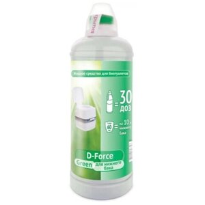 D-Force Green, жидкое средство для биотуалетов, для нижнего бака