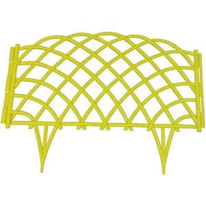 Дачная мозаика Забор декоративный "Диадема" желтый, 5 шт.
