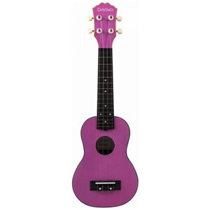 DAVINCI VINS-10IZA - укулеле сопрано, пластик, цвет фиолетовый (виноград-изабелла)