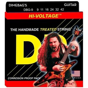 DBG-9 Dimebag Darrell Комплект струн для электрогитары, DR