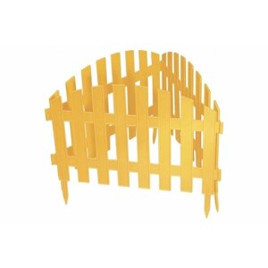 Декоративный забор Россия Ампир 28x300 см, желтый 65010