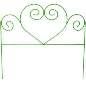 Декоративный забор "Сердце" 5 шт