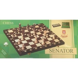 Деревянные шахматы с доской Сенатор / Senator
