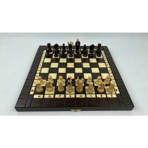 Деревянный игровой набор 3 в 1 №180 "средний"шахматы, шашки, нарды) Польша) (Madon)