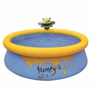 Детский надувной бассейн Avenli Пчелка с фонтаном, 1,5 м * 41 см, цена - за 1 компл