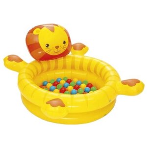 Детский сухой бассейн Bestway Lion Ball Pit 52261, 98х62 см, 111х62 см