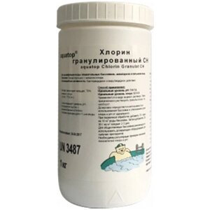 Дезинфицирующее средство Хлорин CH aquatop гранулированный 1 кг