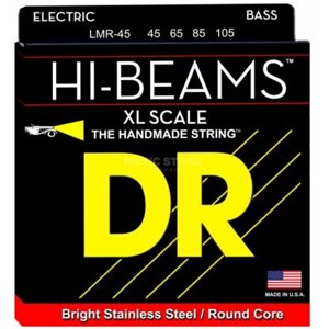 DR LMR-45 HI-BEAM Bass 45-105 Extra Long Scale струны для бас-гитары