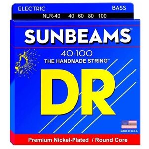 DR NLR-40 sunbeam струны бас-гитары 40-100