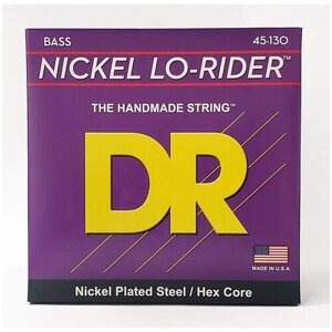 DR NMH5-130 NICKEL LO-RIDER струны для 5-струнной бас-гитары никель 45 130