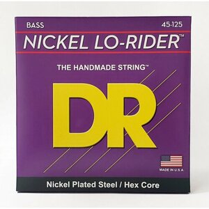 DR NMH5-45 NICKEL LO-RIDER струны для 5-струнной бас-гитары никель 45 125