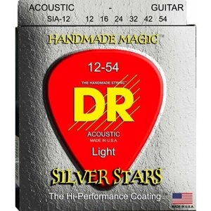 DR SIA-12 SILVER STARS Струны для акустической гитары