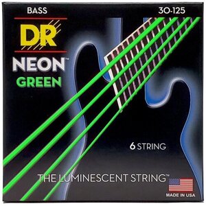 DR Strings NGB6-30 HI-DEF NEON Струны для 6-струнной бас-гитары