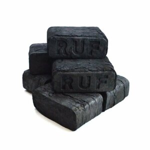Древесный уголь "RUF" 8кг, в брикетах для гриля, мангала, тандыра, дрова для розжига, "Сварожеч"