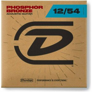 DUNLOP AG-PHB 12/54-6/SET комплект струн для ак гитары, фосф-бронза 12-54