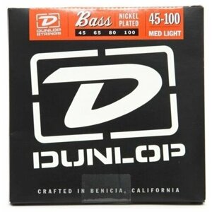Dunlop Dbn Nickel Plated Steel Bass 45-100 струны для бас-гитары