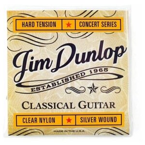 Dunlop Dcv121н Classical Clear/silver струны для классической гитары