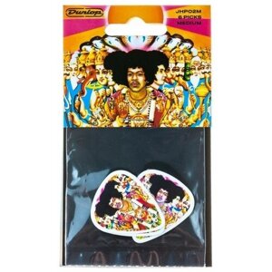 Dunlop JHP02M Jimi Hendrix Bold As Love 6Pack Медиаторы, 6 шт